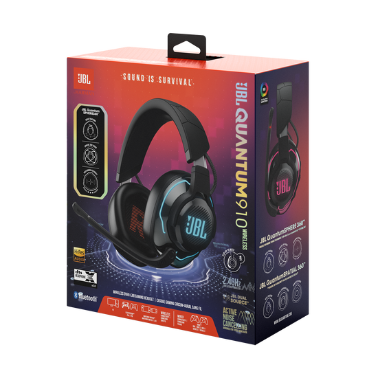 JBL Quantum 910P Console Wireless Over-Ear Console Gaming Headset
