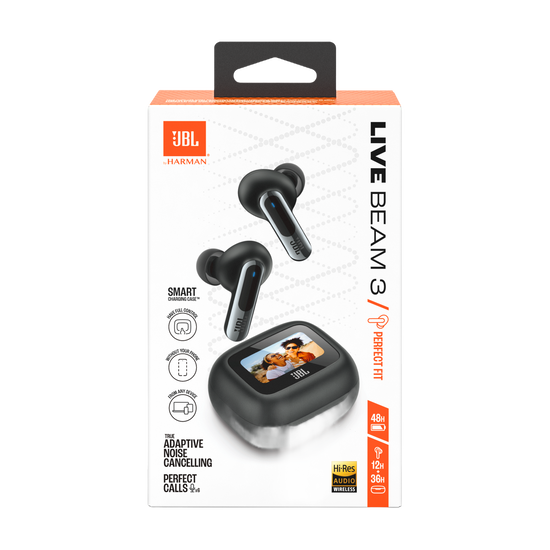 JBL Live Beam 3 | True wireless noise-cancelling closed-stick earbuds