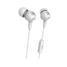 C150SI - White - JBL C150SI In Ear Headphones - Hero