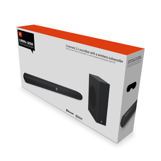 Jbl sb150 surround store button