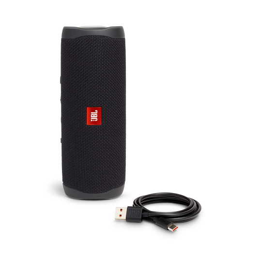 JBL Flip 5 - Black - Portable Waterproof Speaker - Detailshot 1 image number null