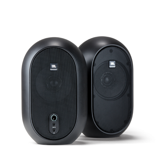 JBL 104 (Pair) - Black - Compact Powered Desktop Reference Monitors - Hero image number null