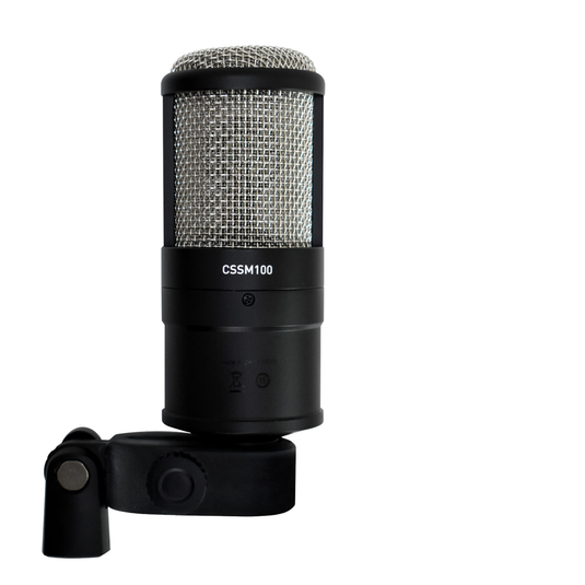 CSSM100 - Black - Studio Condenser Microphone - Detailshot 3 image number null