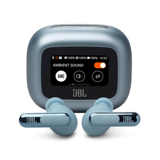 JBL LIVEBEAM3 シルバー JBL Live Beam 3 | True wireless noise-cancelling closed-stick earbuds